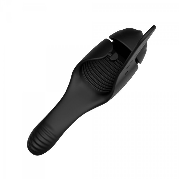 BossSeries Adjutable Penis vibrator Dual stimulation-Nakładka Wibrująca na penisa