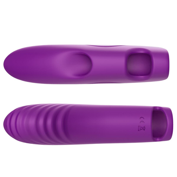 BOSS SERIES Wibrator na Palec + Pilot - Aurora purple (with remote)