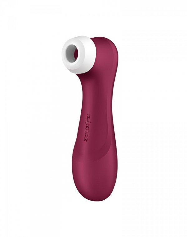 SATISFYER Masażer Łechtaczki Ssący APP - Pro 2 Generation 3with Liquid Air Technology, Vibration and Bluetooth/App wine red