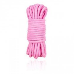 Wiązania-COTTON ROPE 5MPINK