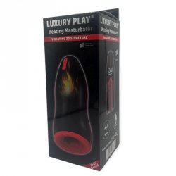 Luxury Play Big Rechargeable Masturbator – Heating – 2 Motors – Black