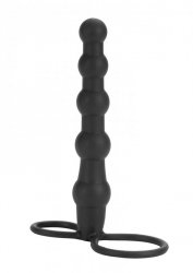 Silicone Beaded Double Rider Black