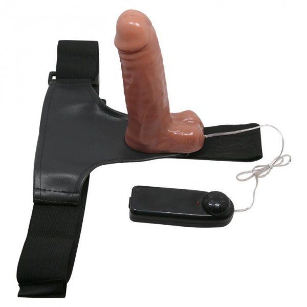 BAILE- Ultra Passionate Harness Realdeal Penis 6.2&#039;&#039; Brown