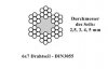150m Stahlseil Drahtseil galvanisch verzinkt Seil Draht 2,5mm 6x7