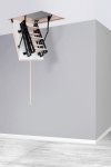 Bodentreppe Speichertreppe Dachbodentreppe U=1,22 W/m2K Termo Metall - 90 x 70