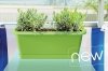 Balkonkasten Geländerkasten Blumentopf Respana Set 400 grau