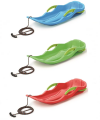 Kinderschlitten Bob Schlitten Rodel Schneegleiter Bremsen Zugseil Griff 79 cm - Blau