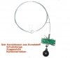 Reinigungsset - Kaminbesen 12,5cm + Schubstange 6m + Zuggewicht 2,5kg + Karabinerhaken