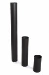 Ofenrohr FAL Rauchrohr Kaminrohr 0,6mm Schwarz feueraluminiert - 50cm 110 mm