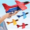 2x Styroporflugzeug Flugzeug Pistole Schaumstoff Segelflugzeug Wurfgleiter Katapult
