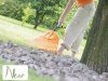 Gartenrechen Rechen Fächerbesen Laubbesen 182cm Landschaftsbesen - Anthrazit