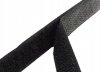 Klettverschluss Klettband Haken und Flauschband zum Aufnähen Nähen Schwarz - 25m 20mm 