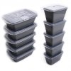 Vorratsdosen Frischhaltedosen Aufbewahrungsbox für Mikrowelle - 3x Kapazität: 2,5L