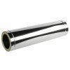 Edelstahl Ofenrohr 500mm doppelwandig Rauchrohr isoliert - 150/220mm Ø