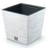 Blumentopf Blumenkübel Pflanztopf Pflanzkübel Einsatz -  Furu Square Low 300 Weiß