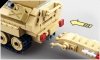 Klemmbausteine Spielbausteine Militär Auto Bausatz - WW II Deutsches Halbkettenfahrzeug mit Kanone 