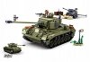 Klemmbausteine Spielbausteine Spielset Militär Army- Panzer Tank Pershing 2in1 G158024