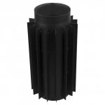 Abgaswärmetauscher 2mm Kaminrohr Rauchgaskühler 120mm