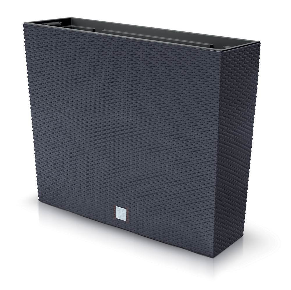 Alpfa Blumenkasten Mit Wasserspeicher 80cm - Terra Weiß Mit Füllstandsanzeige