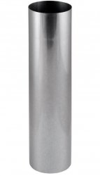 Rauchrohr Rauchrohr Kaminrohr 0,6mm Silber feueraluminiert - 25cm 110mm