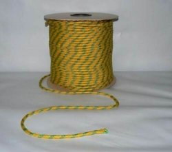 Polypropylen Seil PP schwimmfähig Polypropylenseil - grün-gelb,  10mm, 30m