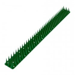 24x Vogelabwehr Spikes Kunststoff 3cm Tierabwehr Taubenspikes Vogelschutz 50cm - Grün