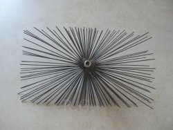 Schornsteinbesen Rechteckig Kaminbesen aus Stahl 16 x 24cm
