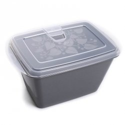 Vorratsdosen Frischhaltedosen Aufbewahrungsbox für Mikrowelle - 5x Kapazität: 2,5L