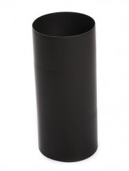 Ofenrohr FAL Rauchrohr Kaminrohr 0,6mm Schwarz feueraluminiert - 25cm 110 mm