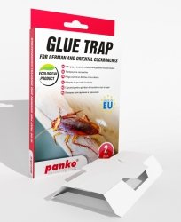 2x Klebefalle Falle für Schaben Kakerlaken Köder Monitorfalle mit Lockstoff