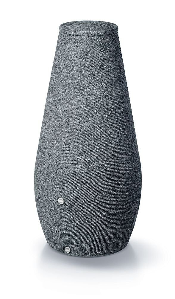 Regentonne 200L Regenbehälter Regentank Regenfass Welle-Design - Grau