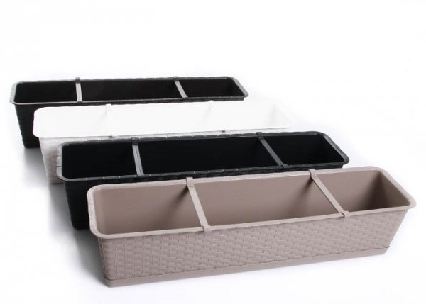 Blumenkasten Balkonkasten Ratolla Case P 500 anthrazit