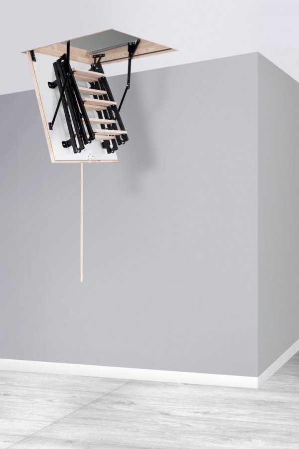 Bodentreppe Speichertreppe Dachbodentreppe U=1,22 W/m2K Termo Metall - 90 x 70