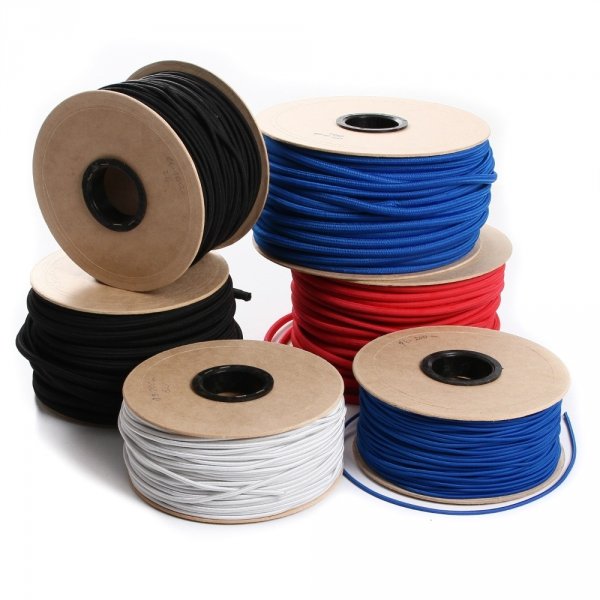Expanderseil Gummiseil Gummileine Spanngummi Planenseil elastisch 6mm Schwarz - 10m