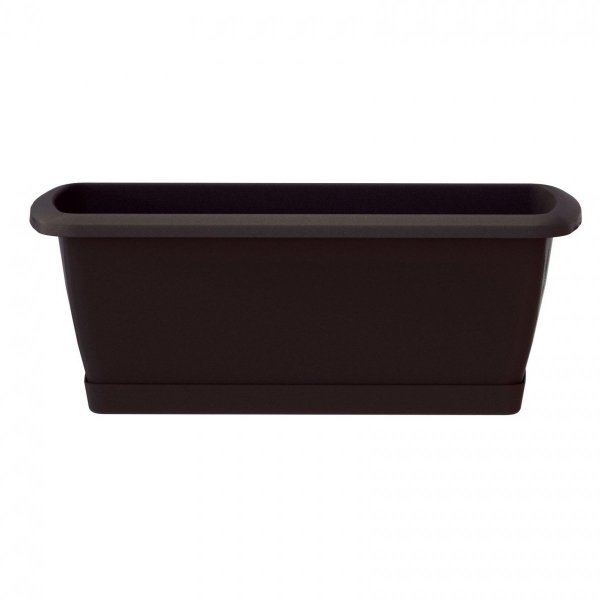 Balkonkasten Geländerkasten Blumentopf Respana Set 400 braun