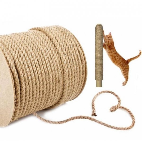 Sisalseil Kratzbaumseil Kratzbäume Natur Tau Sisal Schnur 6mm - 10m