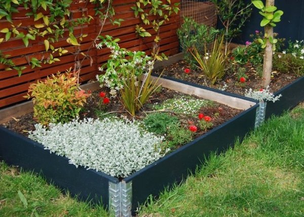 3x Palettenrahmen Aufsatzrahmen Hochbeet 120x80cm natur