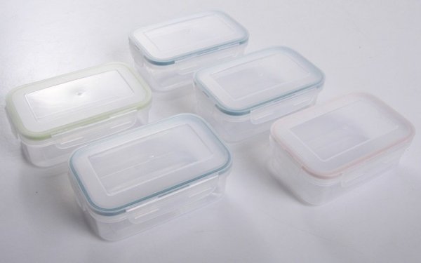 Vorratsdosen Frischhaltedosen Aufbewahrungsbox Boxen Behälter - 5x Kapazität: 2,4L