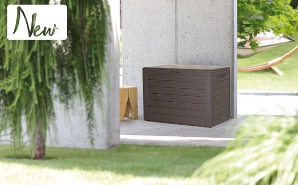 Gartenbox Auflagenbox Woodebox  280L Anthrazit