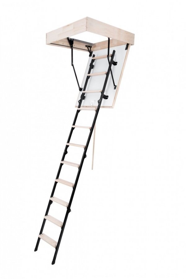 Bodentreppe Speichertreppe Dachbodentreppe U=1,22 W/m2K Termo Metall - 90 x 70