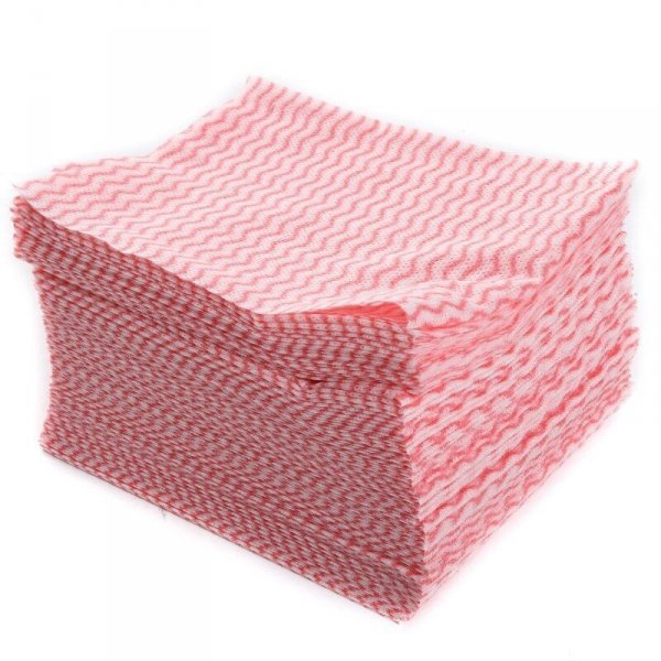 Wischtücher Reinigungstücher Putztücher Rot 40x30 cm Tücher im Karton 100St