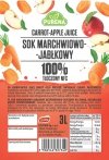 Sok marchwiowo-jabłkowy 100% tłoczony NFC 3l