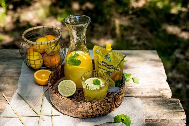 Lemoniada cytryna-pomarańcza koncentrat 340g x 4 sztuki