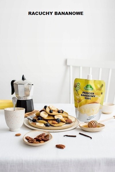 Przecier mus owocowy 100% bez cukru bananowy 350g x 10sztuk