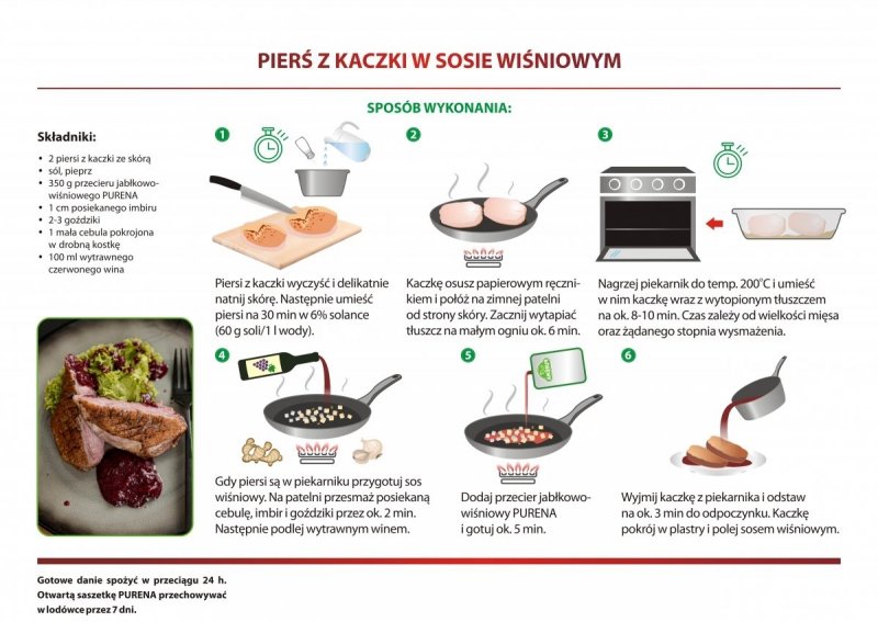 Przecier mus owocowy 100% bez cukru wiśniowy z jabłkiem 250g x 10sztuk
