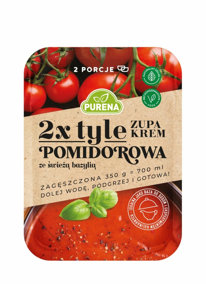 Zupa krem pomidorowa zagęszczona 350g x 4szt