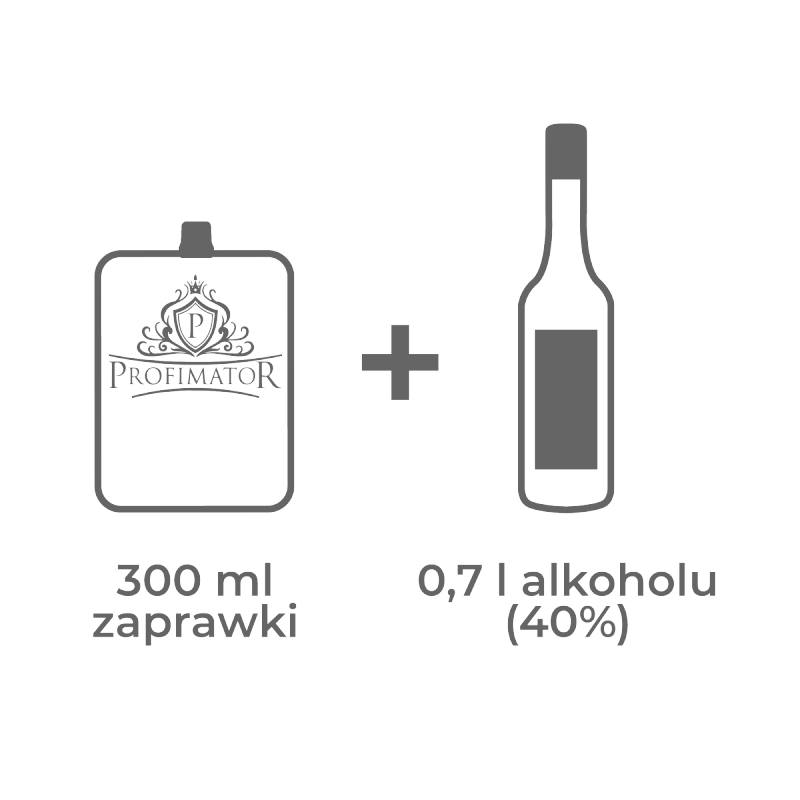 Bezalkoholowy koncentrat do przygotowywania napojów alkoholowych ORZECH LASKOWY box 9x300ml