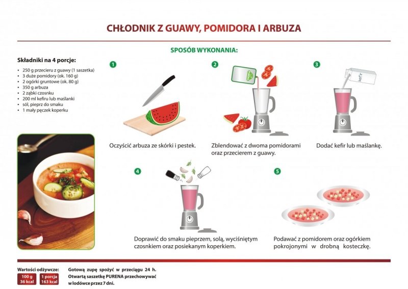 Przecier mus owocowy 100% z guawy 250g x 10sztuk