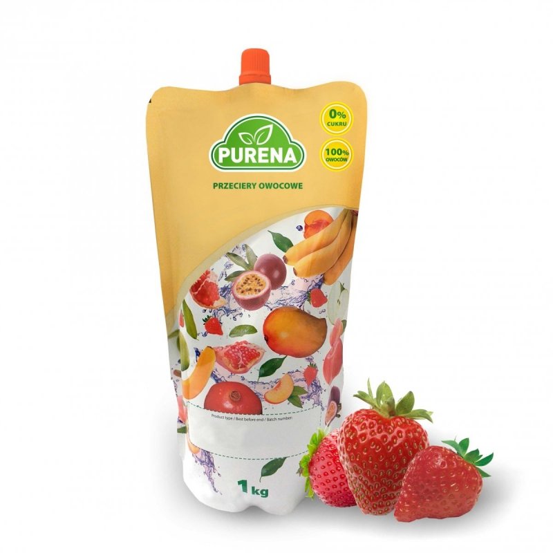 Pulpa puree przecier z truskawek 3x1kg