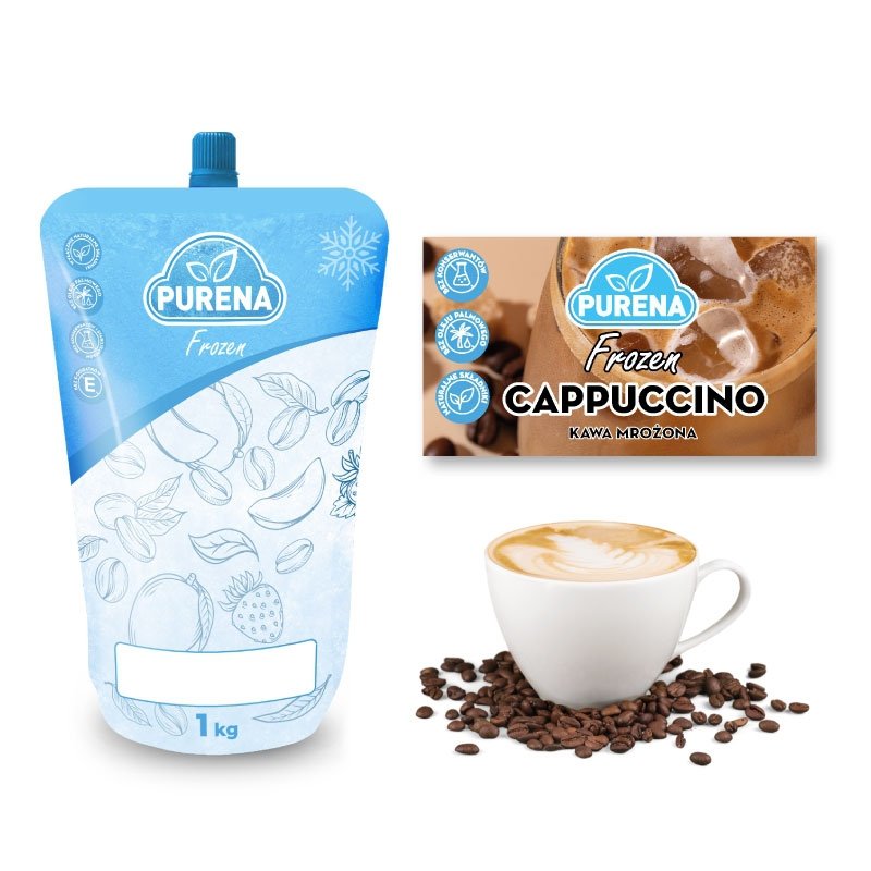 Baza do kawy mrożonej FROZEN COFFEE oraz lodów CAPPUCINO PURENA 1kg